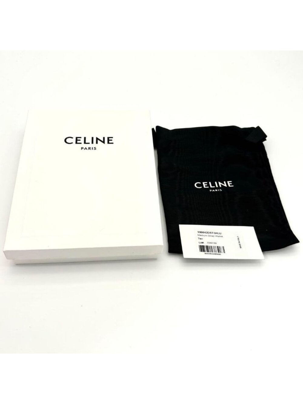 ★SOLD★ Celine Wallet Strap All Over Pattern Black - Picture 10 of 11